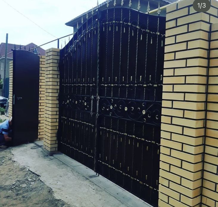 Ворота заборы калитки ограждение: 350 000 тг. - Прочие товары для ...