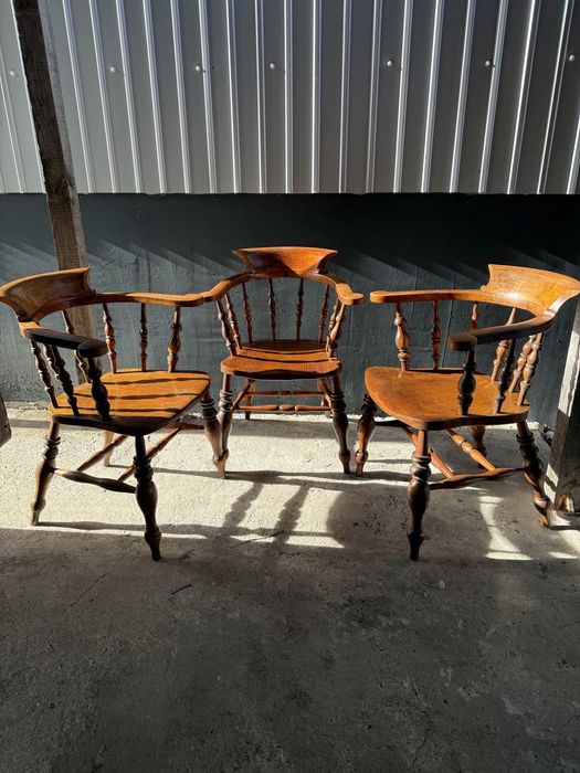 Антикварен капитански стол / Англия / 19-ти век