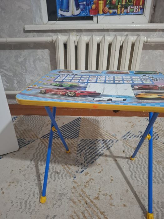 Парта  Алфавит  60x50x60 см, темно-синий