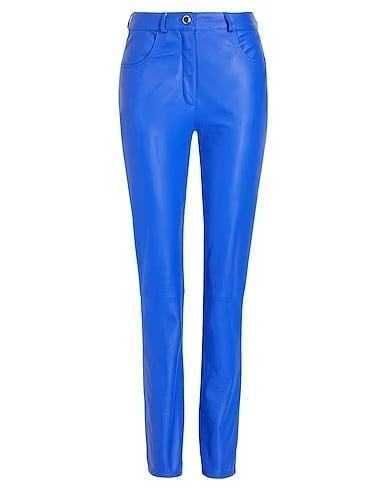 Pantaloni Noi din piele , culoare albastra, model foarte frumos, S,M,L