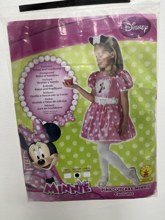 Детский костюм Минни Маус Disney, 5–6 лет 110-116 см (новый)