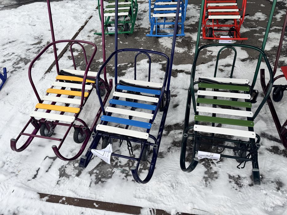 Санки с колесиками