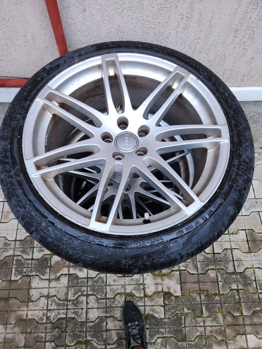 Jante Audi Le Mans R20 originale cu anvelope Pirelli Scorpion Verde