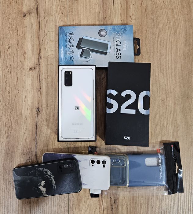 Samsung Galaxy S20, Dual SIM, 8GB RAM, 128GB, 5G, Cloud White