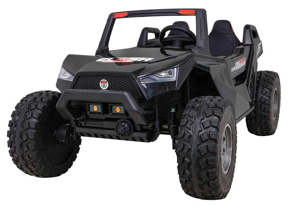 UTV electric pt copii Buggy Autokids 450W 24V 4x4 (sx1928-fast) Negru