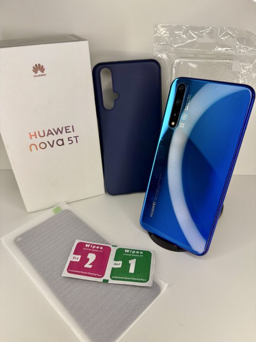 Huawei Nova 5T - 128Gb - Full Box + Huse si folie de sticla