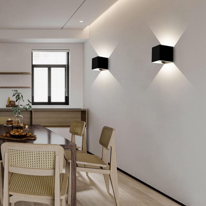 Стенни лед осветителни тела Ledmo.          Нови ! Цвят черно