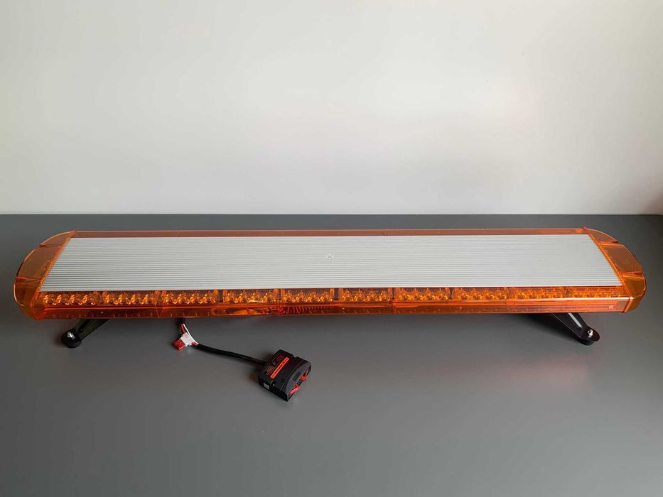 Rampa girofar LED 264W galbena 1,2m - Avertizare luminoasa