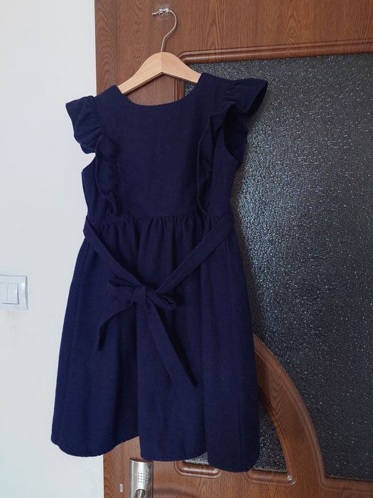 Детска рокла сукман вълна 116см 6 години