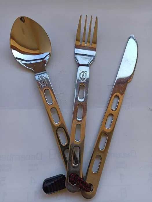 Set PRIMUS (cană + tacâmuri + brichetă) pt  camping/backpaking