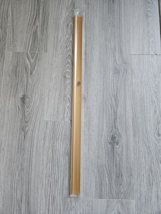 Mâner metalic lung 795mm si 60mm auriu