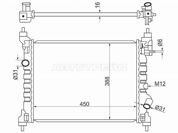 Радиатор Ravon R2
