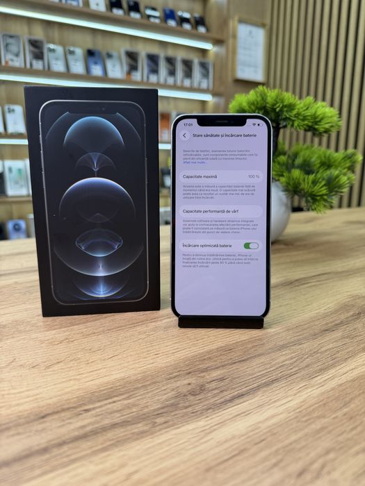 ‼️iPhone 12 Pro Silver 128Gb - Sanatate bat.100% - Garantie