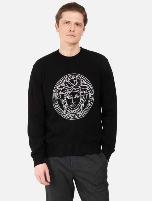 VERSACE оригинален памучен пуловер XXL