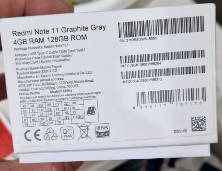 Продам Redmi Note 11