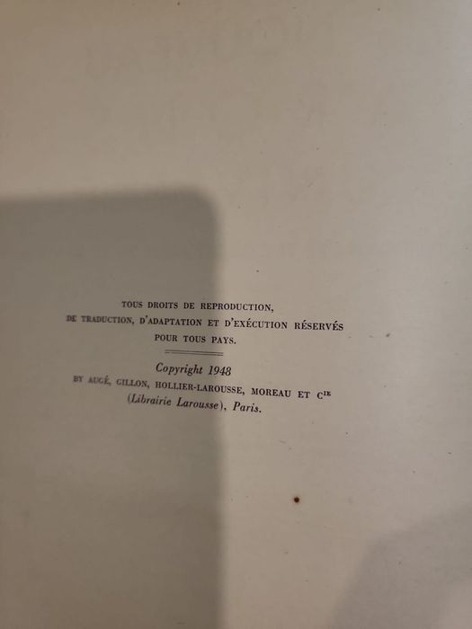 Dicționar / Enciclopedie Nouveau Larousse Universel, 2 volume editia 1948 -Paris, carte veche de colectie
