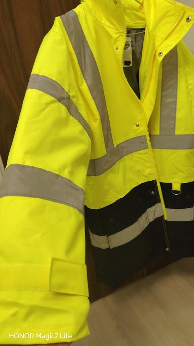 Geacă profesională cu benzi reflectorizante mărimea S