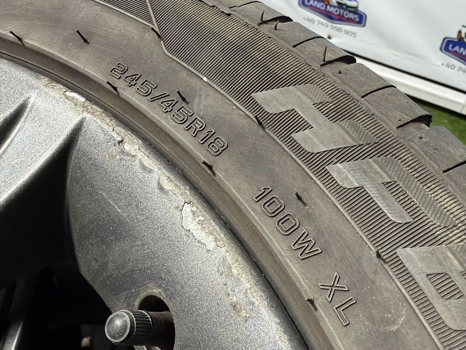 JANTE SUBARU R18 / 5x100 / LEGACY SE / 245/45 R18 100W XL / 18X7JJ / OFFSET 55 / J6HFF 2424 + CAUCIUCURI (X4)