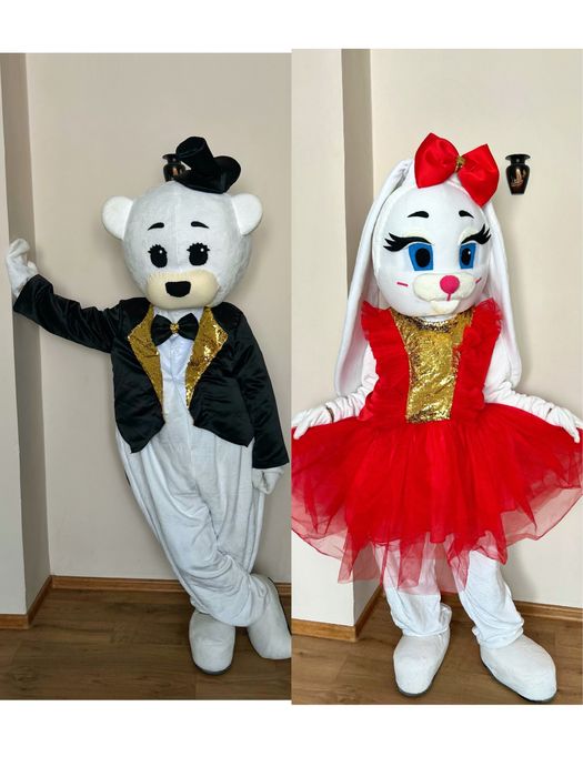 Продам костюм мишка,заяц,лабубу