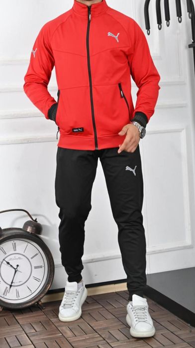 Trening bărbați, Puma siglă cusuta calitate 1/1