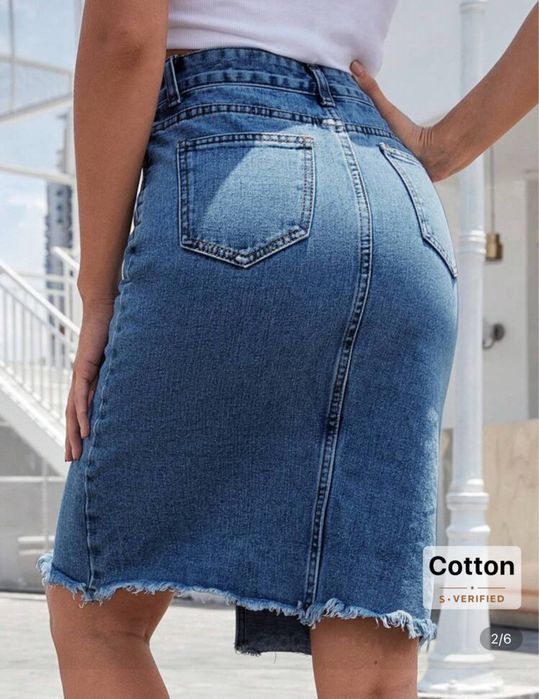 Дънкена пола от Shein / Шийн