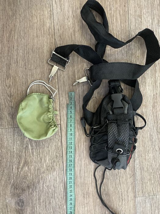 Шлейка, мешочек - сумка для корма собак