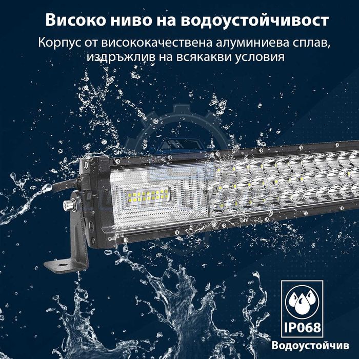 Нови LED светлини за off-road 4х4 джип автомобили бар 675W осветление