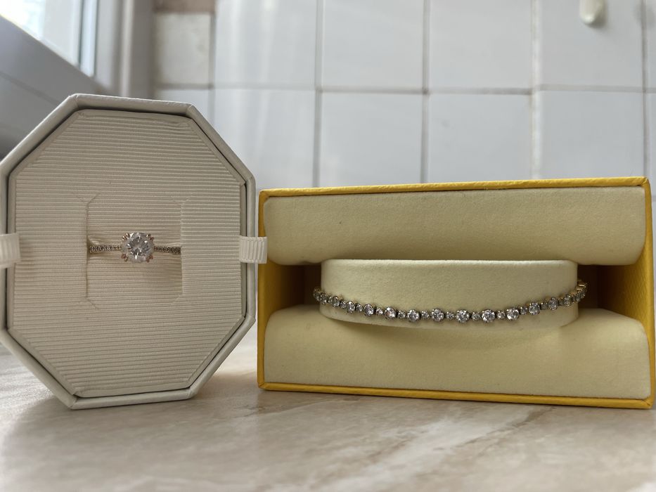Пръстен и гривна на Swarovski