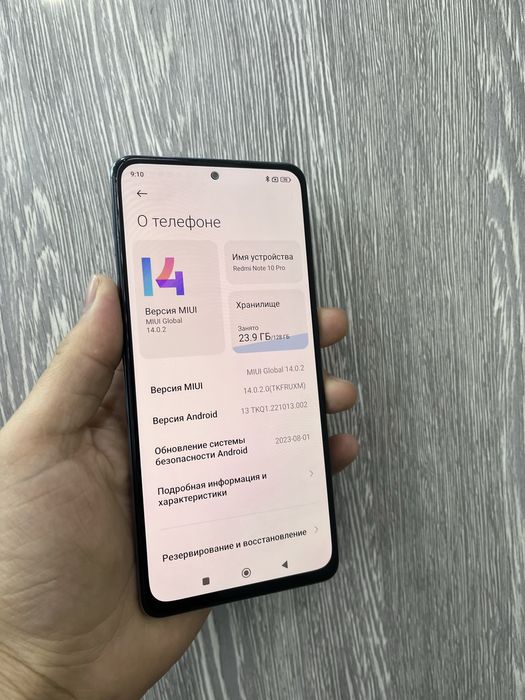 Redmi Note 10 Pro 128GB.    .