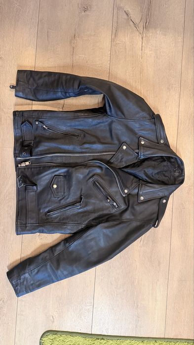 Geaca din piele groasa de bovina - Moto - Rock-Chopper - Ca NOUA!