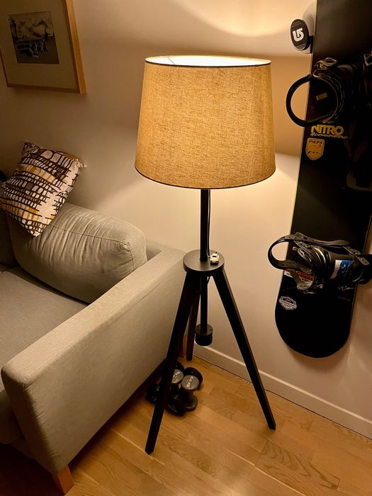 Lampa lampadar trepied ikea Lauters
