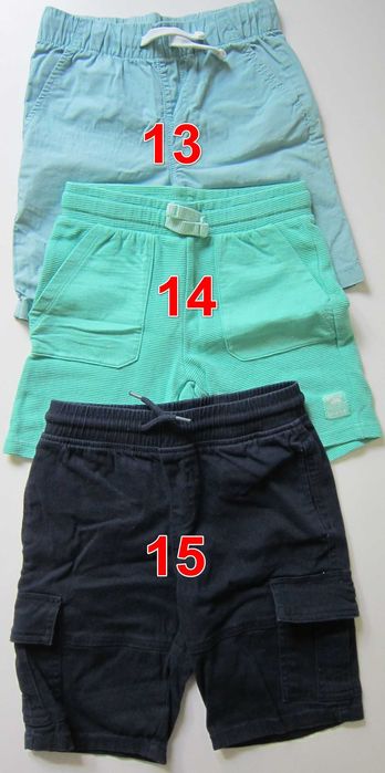 2 loturi 3 pantaloni scurti bumbac 100% baiat 7-9 ani / 122cm // BONUS inca 1 pantalon