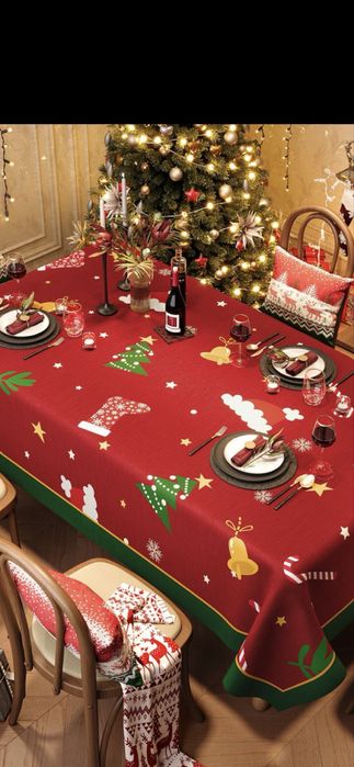 Новогодние скатерти очень хорошего качества