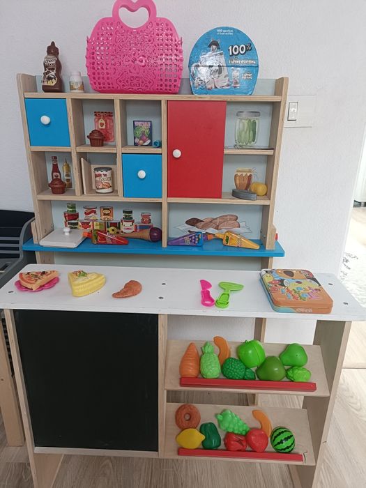 Gratar lemn jucarie magazin lemn jucarii accesorii pentru copii