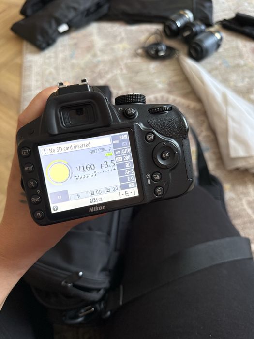 Nikon AF-S DX 16-85mm f/3.5-5.6G ED VR + Nikon D3200 + studio foto – pachet complet | 1.3000 lei