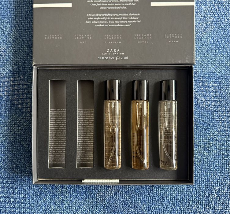 Zara Vibrant Leather Set 3x20ml мъжки парфюм