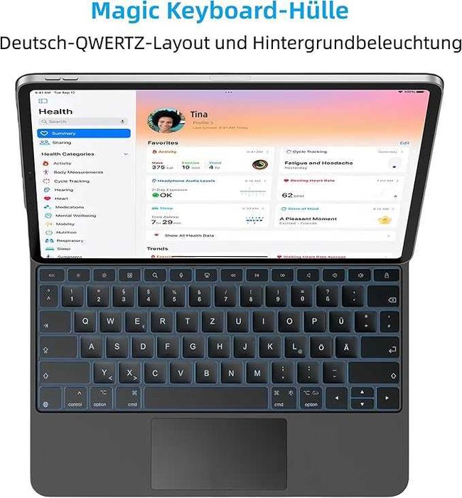 Husă cu tastatură Magic Keyboard  iPad 10 2022 10,9 inch / 11 A16 2025