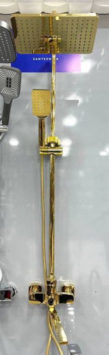 Смеситель стояк душ для ванной и душ кабине новый. (Dush 2 ta leykali)