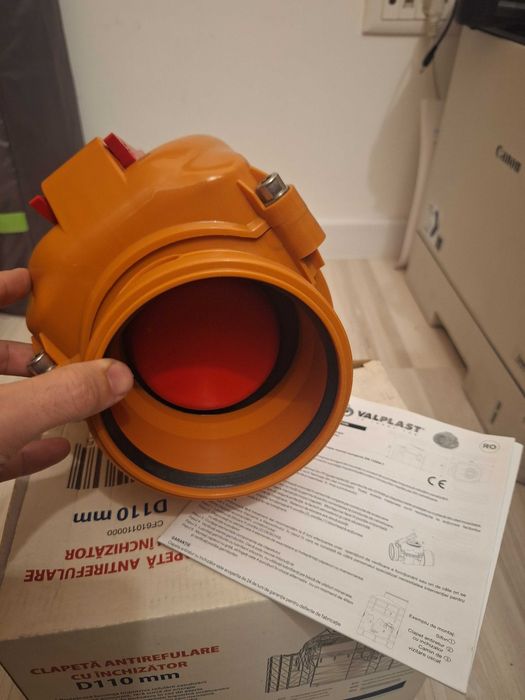 Clapeta antiretur cu inchizator D110mm, Produs NOU !