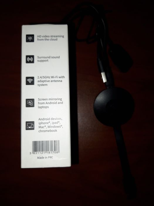 Mirror screen wireless hdmi adapter