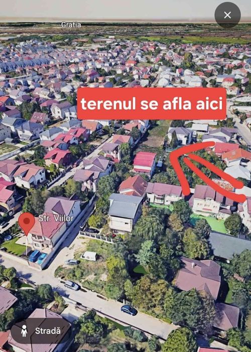 Teren Intravilan 516 mp – Chiajna, Str. Viilor - Pregătit pentru Construcție