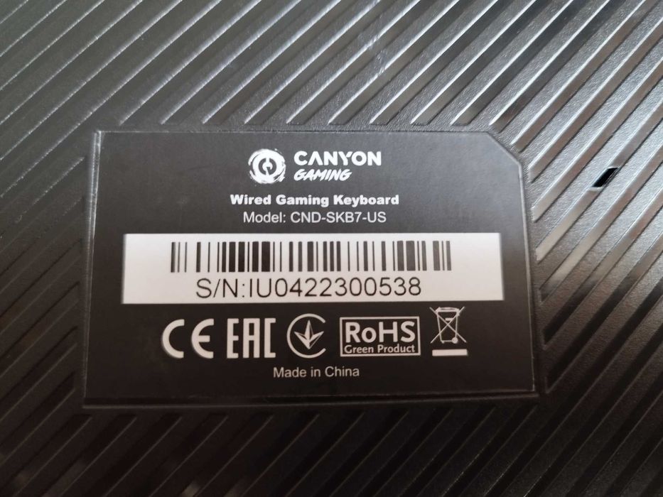 Tastatura mecanica Canyon Gaming