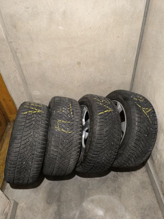 Джанти Ауди 16цола 5х112 ЕТ45 с гуми 225/55/16