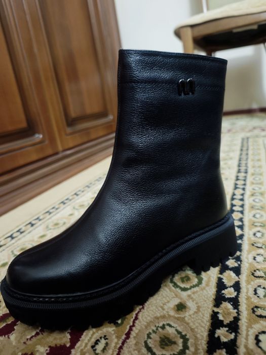 Женские зимние полуботинки Basconi натуральная кожа,  натуральный мех