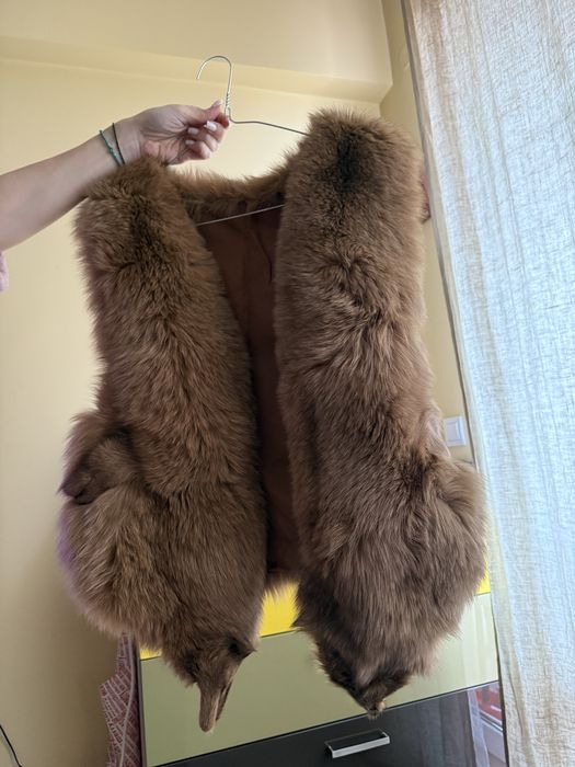 Елек от естествена лисица