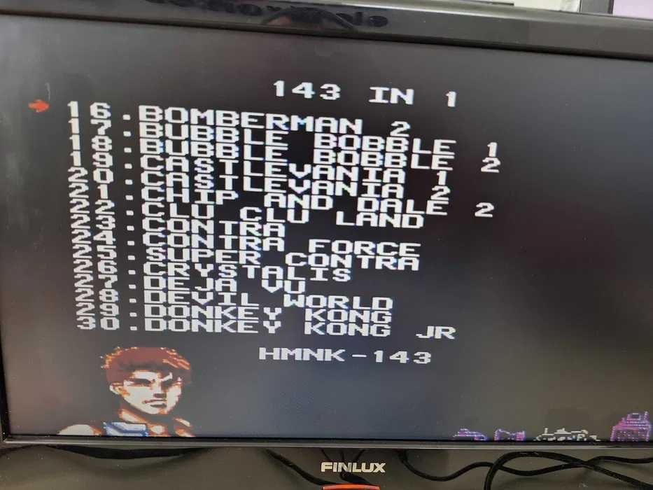 143 in 1, Caseta discheta clasica cu jocuri pentru consola TV, NES