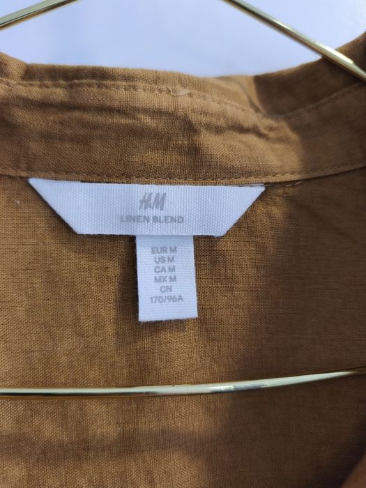 H&M риза ленена смес р-р М
