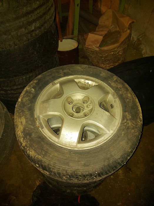 Jante aliaj cu cauciucuri vara R14 4*100