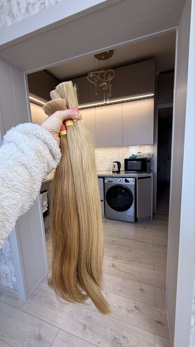 Натуральные Волосы 55 см БЛОНД