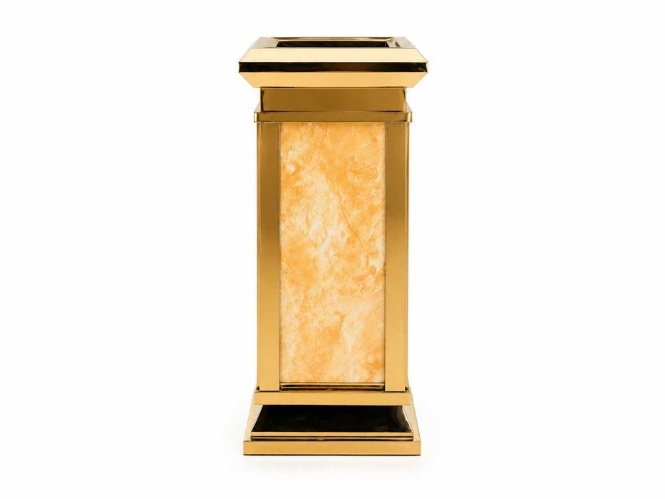Coș de gunoi premium inox  - Auriu sau Argintiu / Hotel, Restaurant, Evenimente